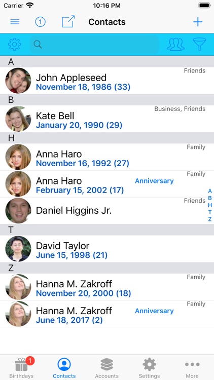 BirthdaysPro screenshot-3