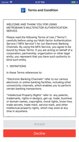 Metrobank Authenticator screenshot