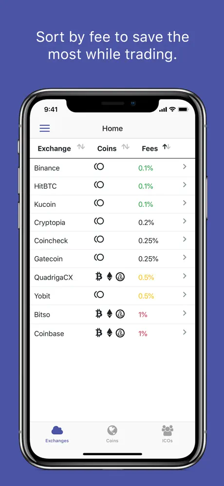 Crypto Exchanges Mobile