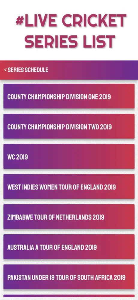 Live Cricket WorldCup 2019