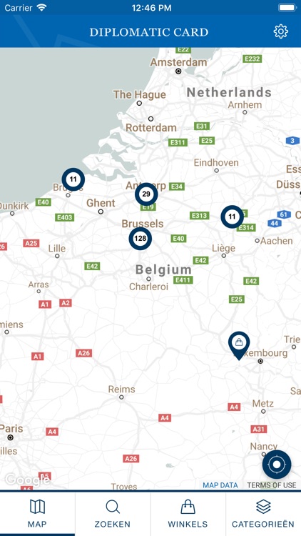 Diplomatic Card Store Locator