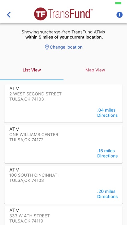 TransFund ATM Locator