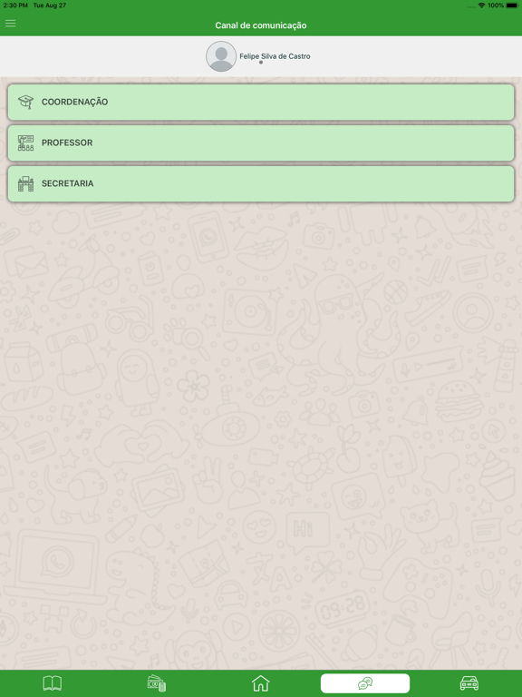 Escola Internacional Mobile iPad screenshot
