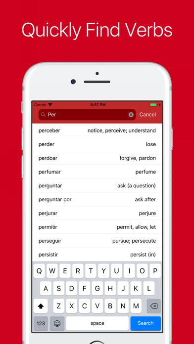 Portuguese Verb Conjugator Screenshot