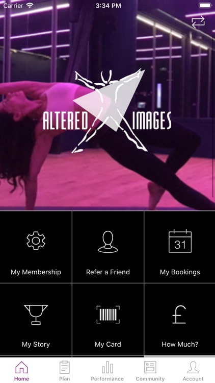 Altered Images Fitness App