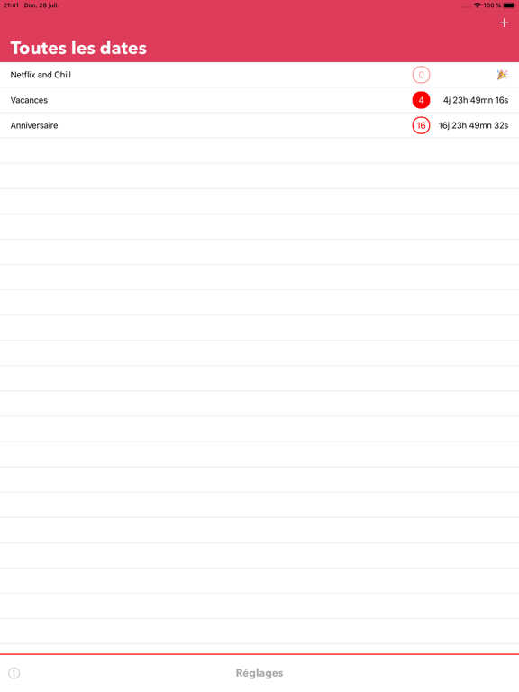 Screenshot #4 pour DaysUntil Compte à rebours