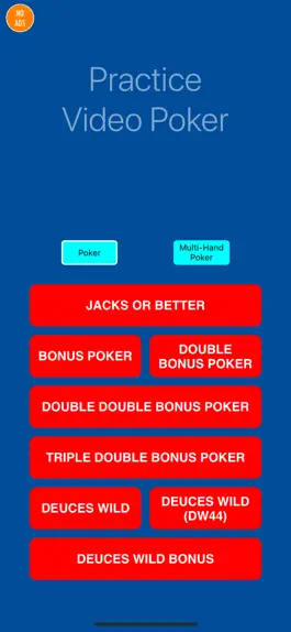 Game screenshot Practice Video Poker mod apk