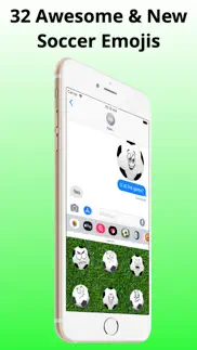 soccer emojis - game emotions iphone screenshot 2
