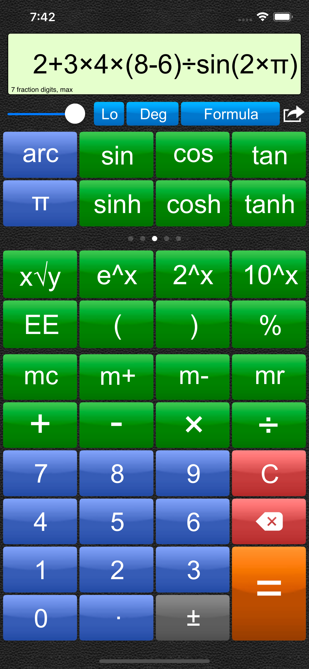 Talking Scientific Calculator