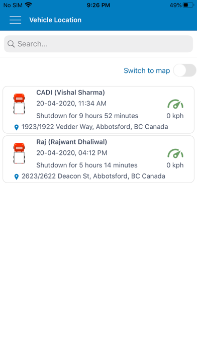 App screenshot