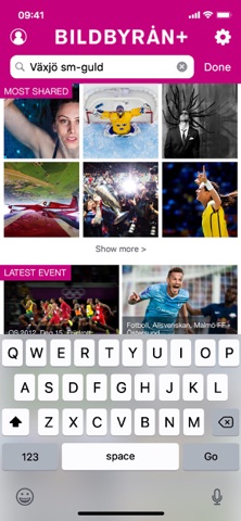 Bildbyrån Plus app screenshot 2