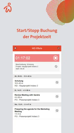 Webdesk Project-Time screenshot 2
