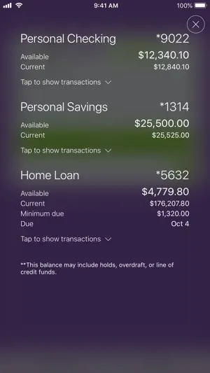 Bank5 Connect Mobile screenshot 1