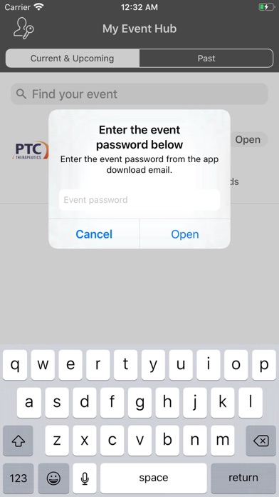 YF Event App screenshot 2