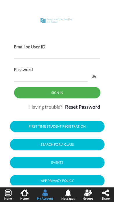 Louisville Ballet School iPhone screenshot 5 - Lifestyle app