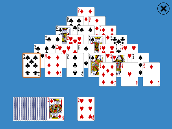 Screenshot #5 pour Classic Pyramid Solitaire