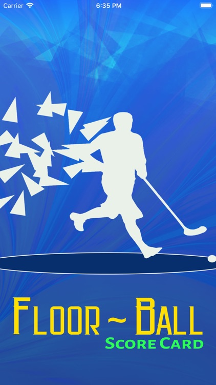 Floor Ball Score Card