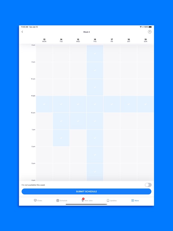 Puls Technician App iPad screenshot 3 - Utilities app