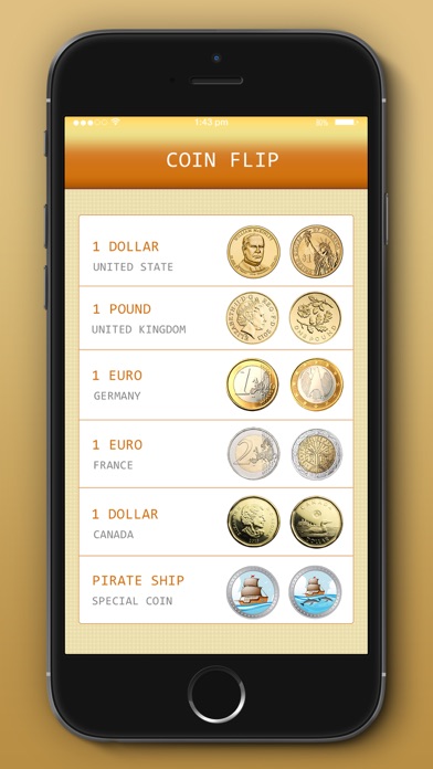 Screenshot #3 pour Coin flip- Heads or Tails Plus