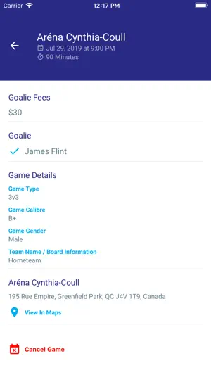 GoalieUp screenshot 3