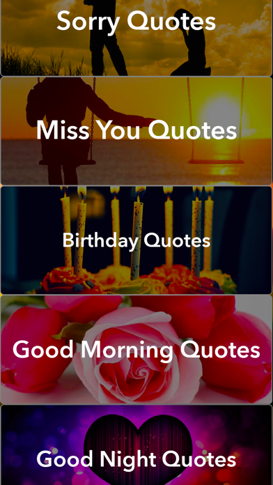 Screenshot #2 pour Love Quotes : Daily Message