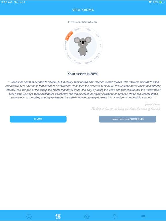FolioKarma iPad screenshot 3 - Finance app