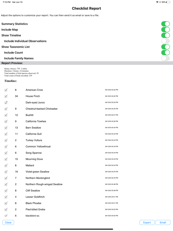 Birdathon iPad screenshot 10 - Education app