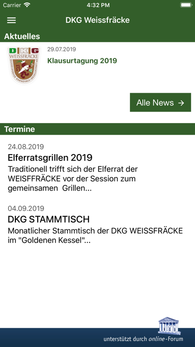 DKG Weissfräcke Screenshot