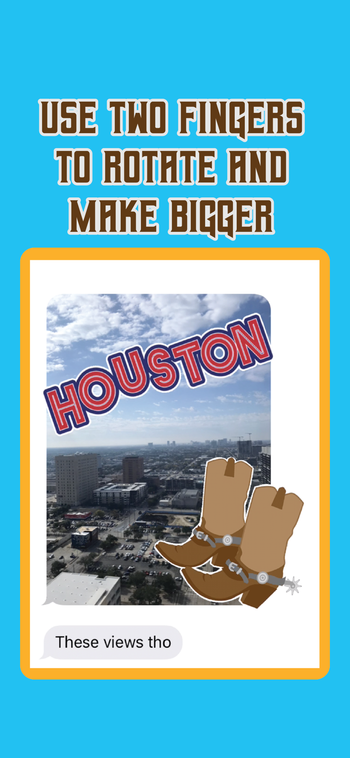 Funny Texas Animated Stickers