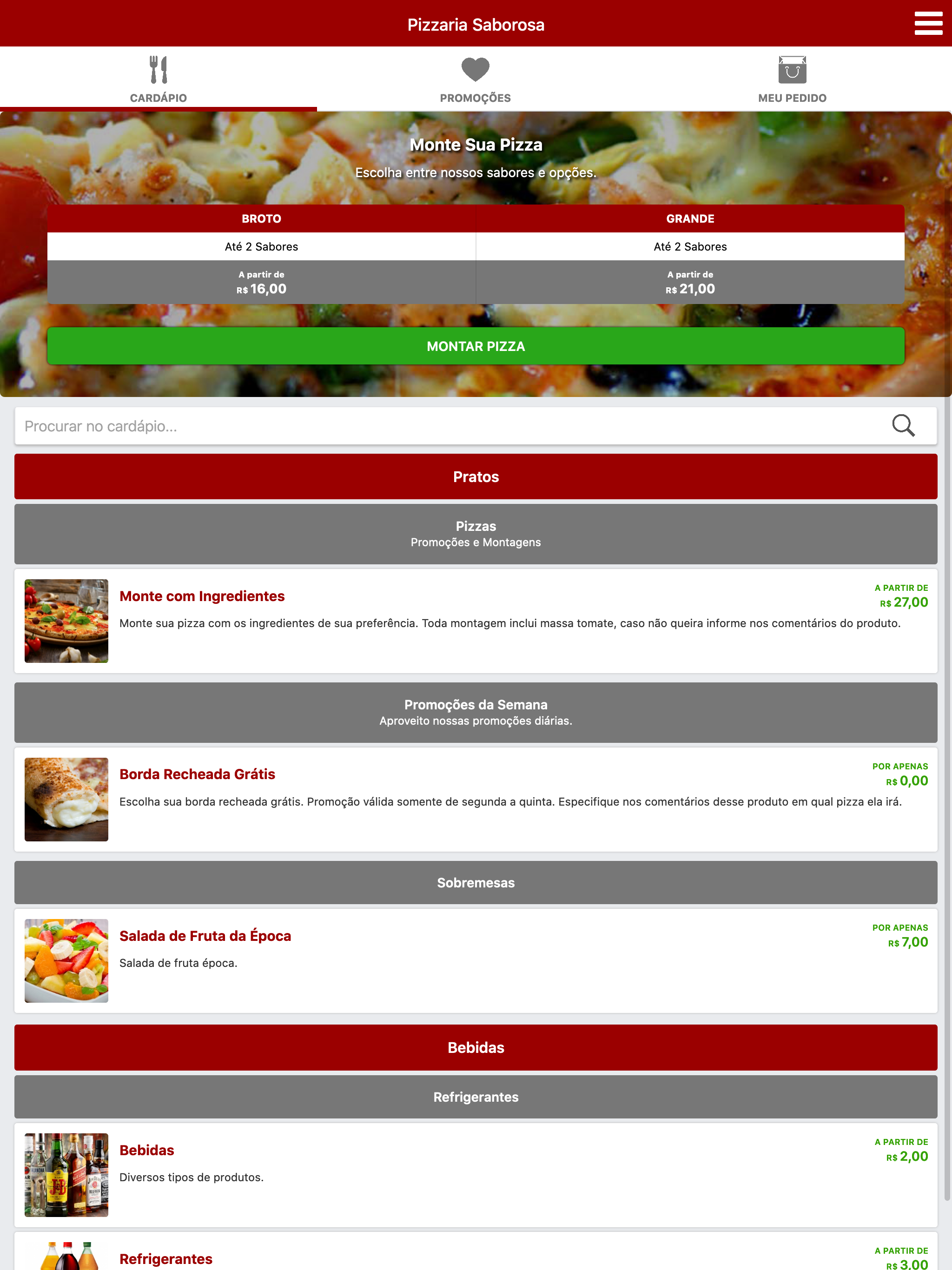 Pizzaria Saborosa