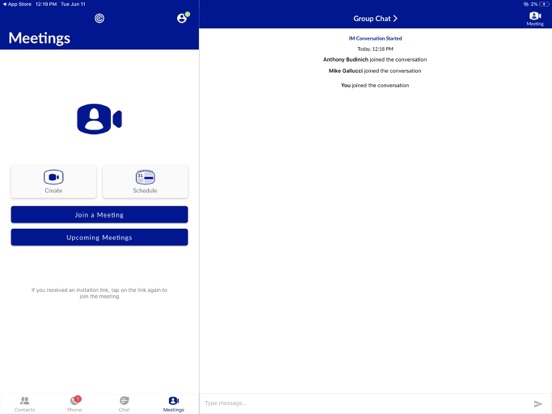 Call One UC iPad screenshot 4 - Business app