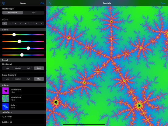 Fractals iPad app afbeelding 3