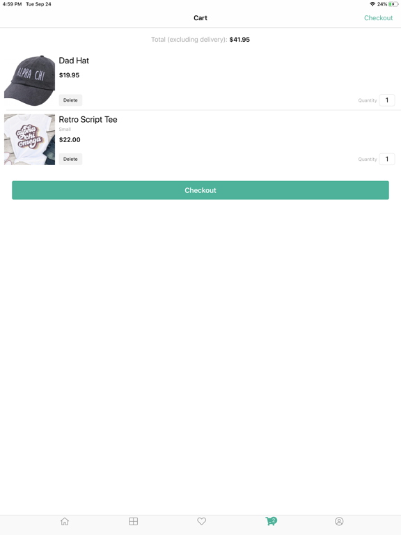 FindGreek iPad screenshot 3 - Shopping app