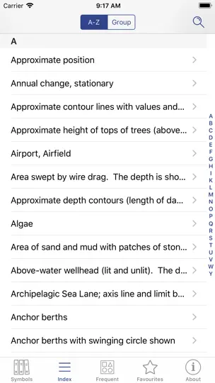 Скриншот Marine Chart Symbols на iPhone 3
