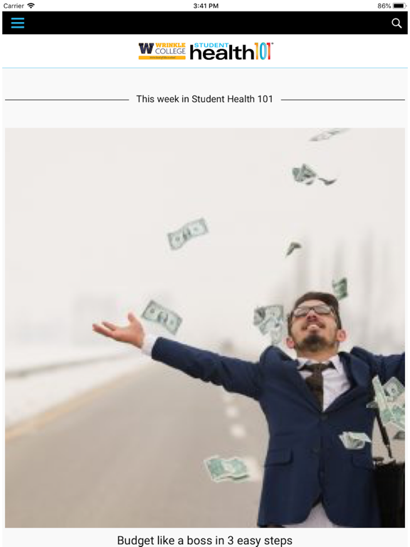 CampusWell iPad screenshot