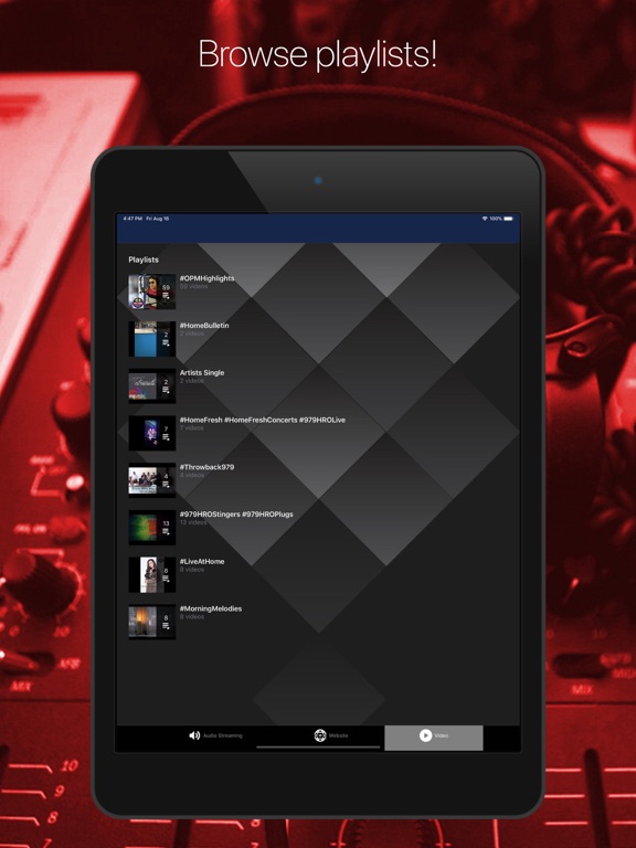 97.9 Home Radio iPad screenshot