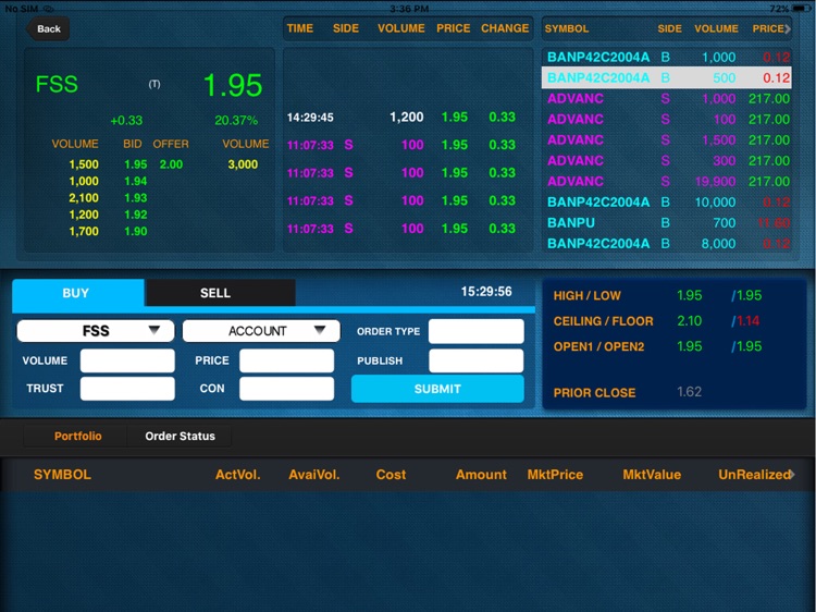 Finansia iTrade for iPad screenshot-4