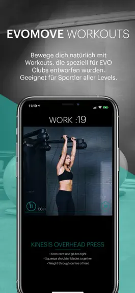 Game screenshot EVOmove Workouts apk