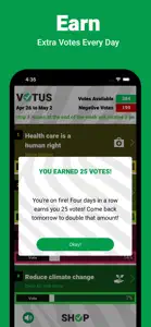 VOTUS - Vote for Social Change screenshot #3 for iPhone