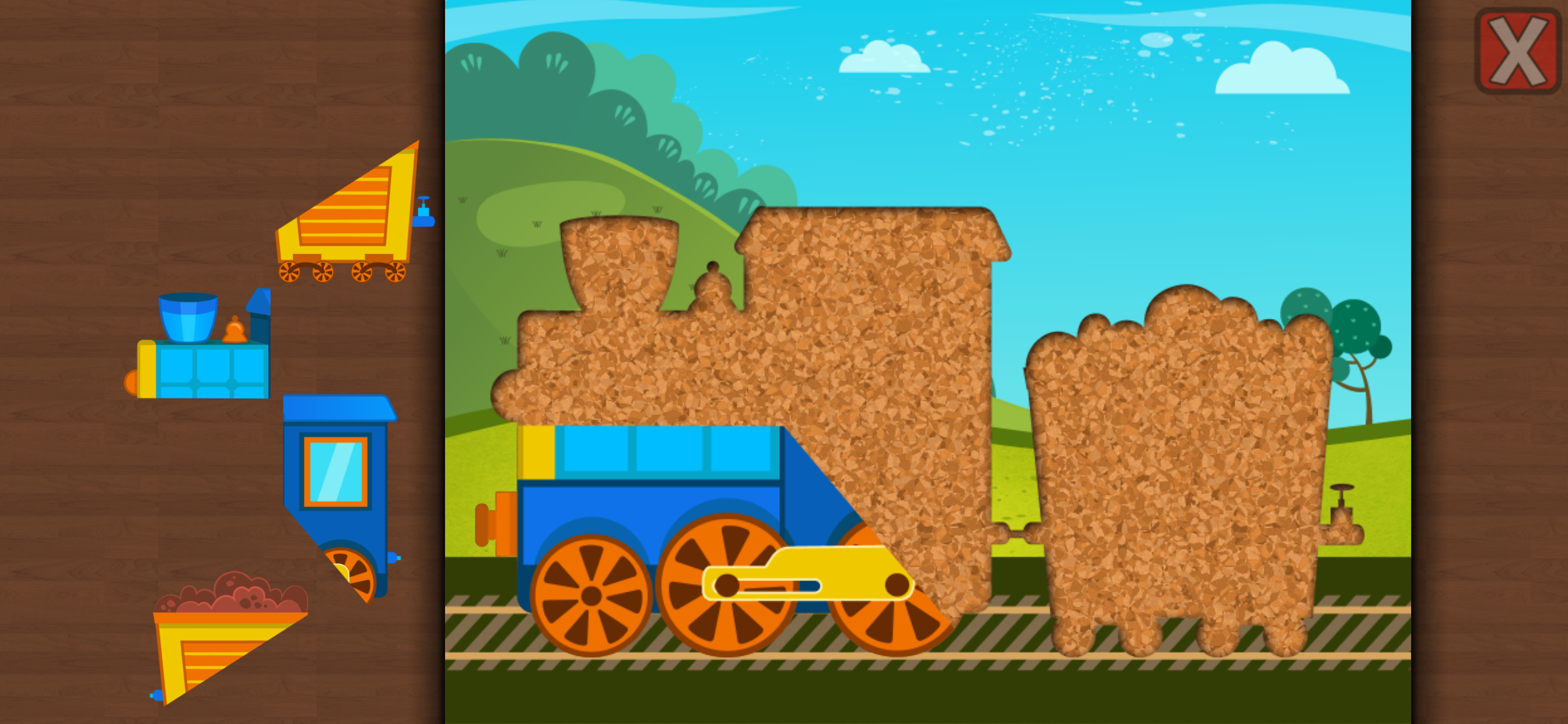 Kids Train Puzzle for Toddlers