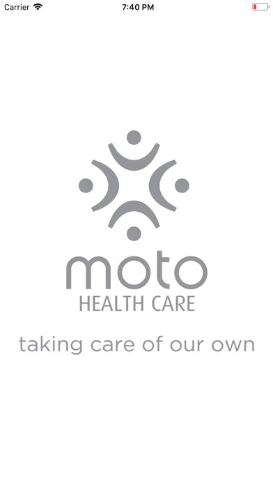 MOTO Healthcare Screenshot