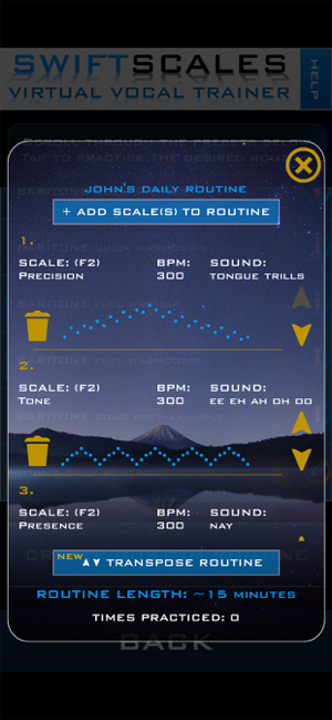 ‎SWIFTSCALES Vocal Trainer Capture d'écran