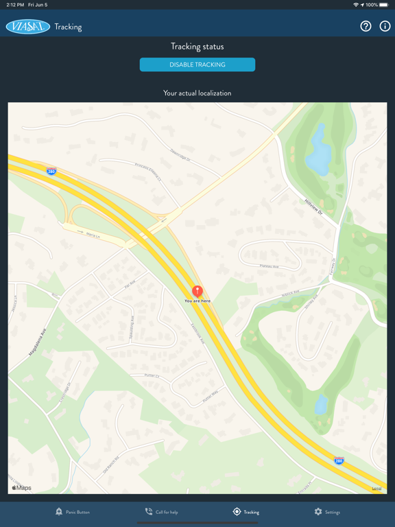 Screenshot #6 pour Viasat Panic Button