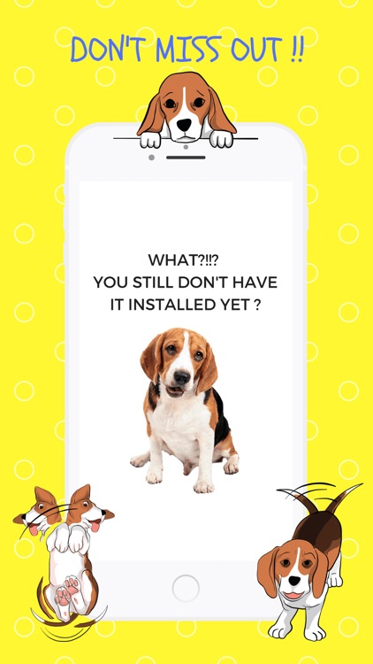 Beagle Fun Emoji Stickers screenshot-3