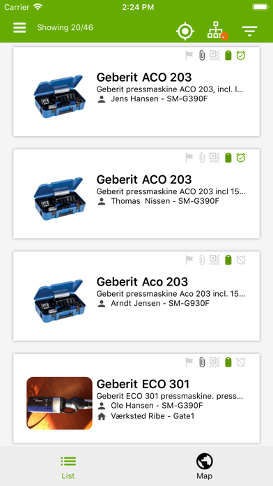 nanolink app screenshot