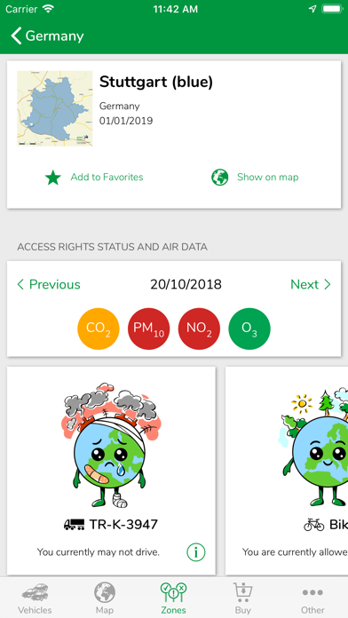 Green-Zones Fleet-App Screenshot