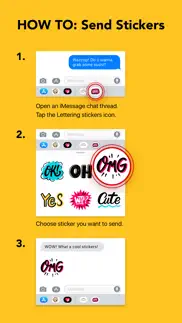 How to cancel & delete ugh lettering stickers 3