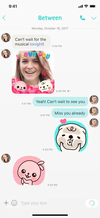 Between, Couples Love Tracker: Screenshot 2 von 5
