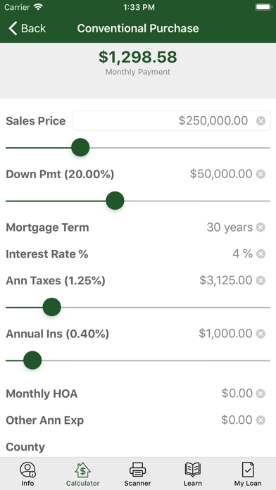GSF Mortgage Screenshot