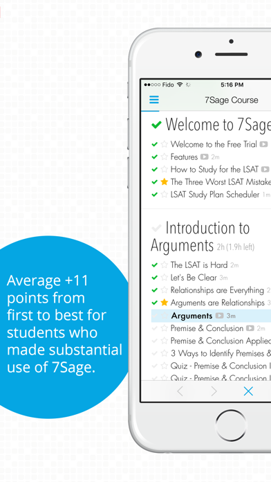 7Sage LSAT Prep Screenshot
